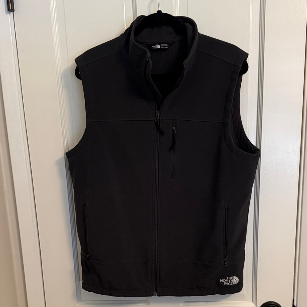 The North Face Charcoal Gray/ Black Vest
